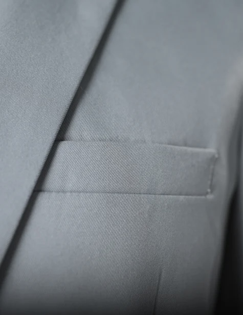 Costume Cinza Claro - Microfibra Premium - Imagem 3
