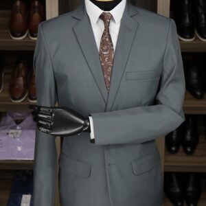Costume Cinza Graphite - Microfibra Premium