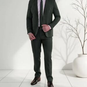 Costume Verde Musgo - Melange